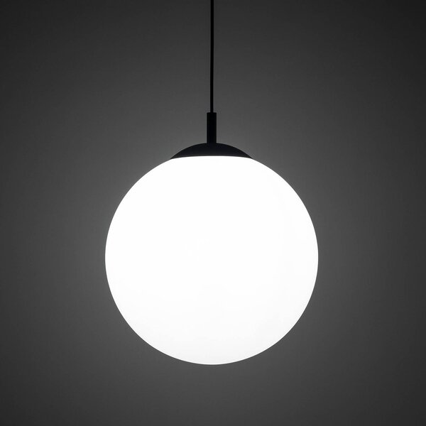 Lampa wisząca szklana Esme TK Lighting, możliwość ściemniania, biały / opal, salon / jadalnia, szkło, nowoczesny