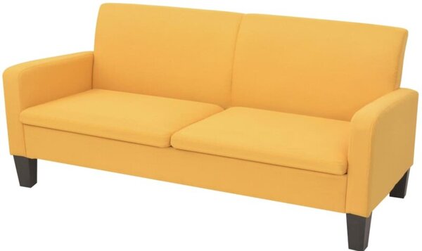 Sofa 3-osobowa, Å¼Ã³Åta, 180 x 65 x 76 cm