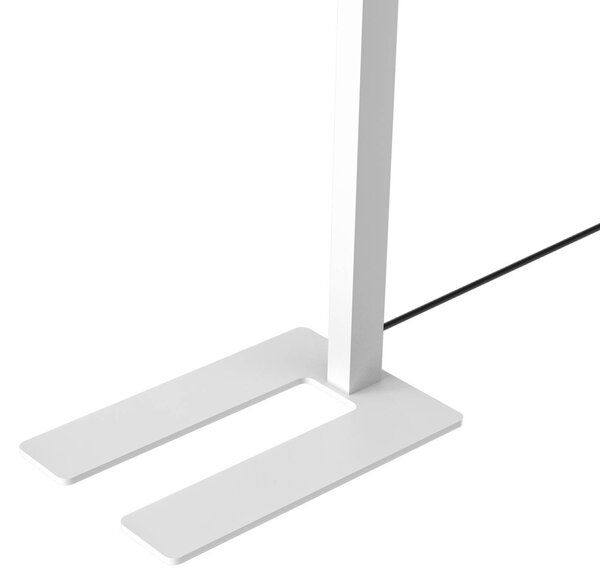 Arcchio lampa stojąca LED Timon, 195 cm, biały, 54 W, aluminium Timon Arcchio, możliwość ściemniania, biały / opal, biuro, aluminium, nowoczesny