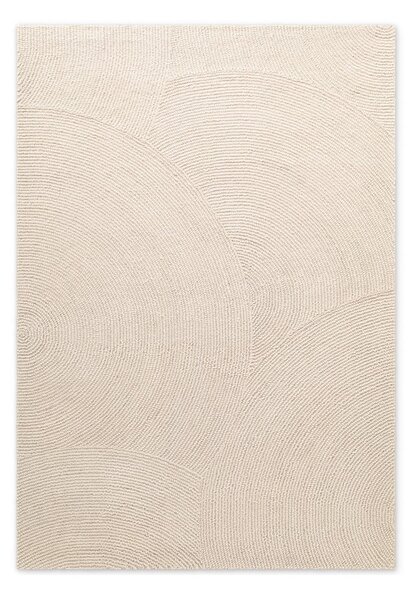 Wełniany dywan tkany ręcznie w jasnym naturalnym kolorze 80x150 cm Calmio – Hanse Home