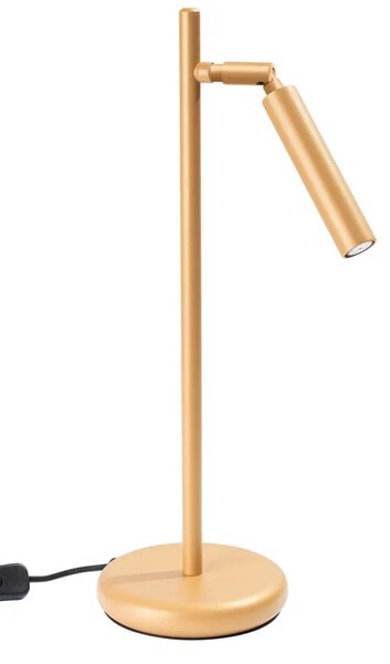 Złota elegancka lampka na biurko - M090 M8-S38