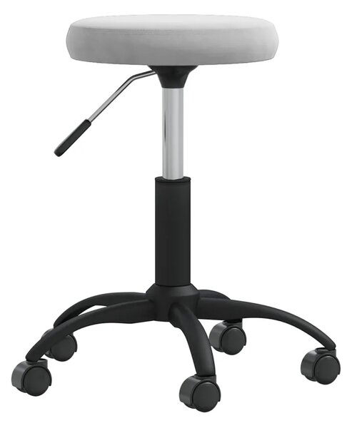 Popielaty obrotowy fotel biurowy D3-K81