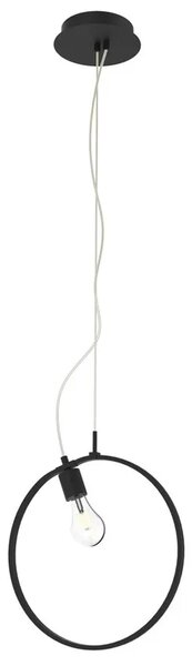 Wisząca czarna lampa nowoczesna K8-A32