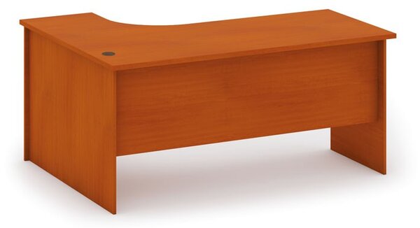 Ergonomiczne biurko MIRELLI, 140x120 cm, prawe, czereśnia