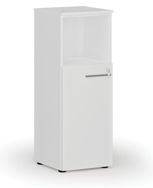 Szafa biurowa kombinowana PRIMO WHITE, 400 x 420 x 1087 mm, biały