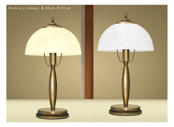 Mosiężna lampa stołowa C-B1G