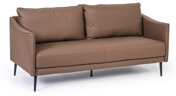 Sofa PATTY, 3-miejscowa, brązowy