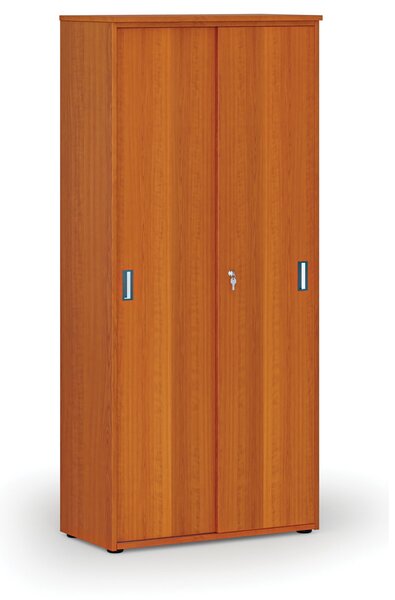 Szafa z drzwiami przesuwnymi PRIMO WOOD, 800 x 420 x 1781 mm, wiśnia