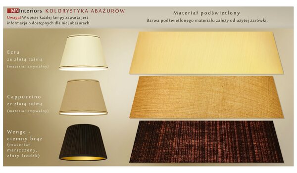 Lampa biurkowa z abażurem F-B2