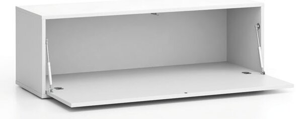 Szafka LAYERS niska, uchylna, 1200 x 400 x 394 mm, biała