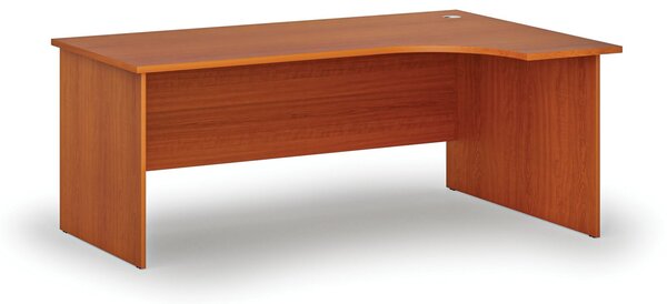 Narożne biurko PRIMO WOOD, 180x120 cm, prawe, czereśnia