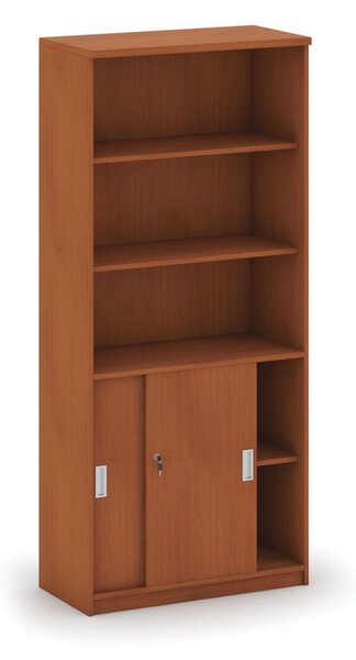 Szafa przesuwna MIRELLI, 800 x 400 x 1800 mm, czereśnia