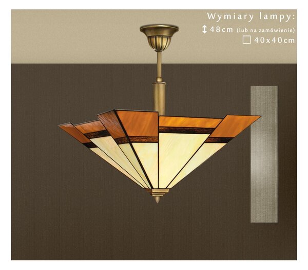 Lampa sufitowa mosiężna O-S1A