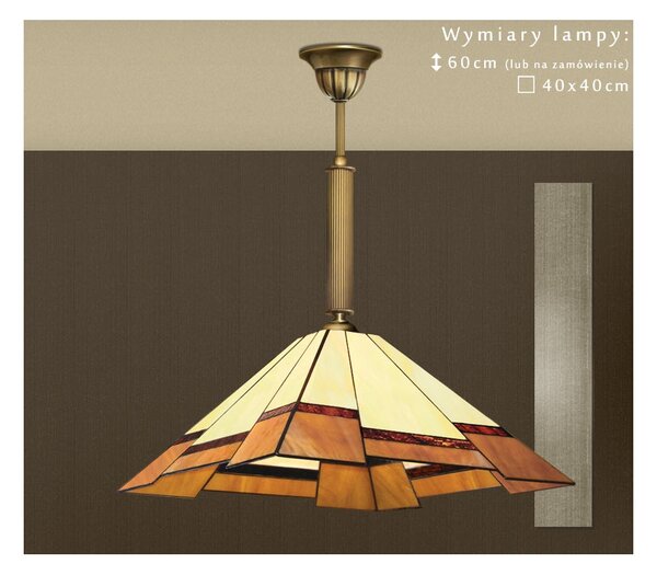 Lampa sufitowa mosiężna O-S1