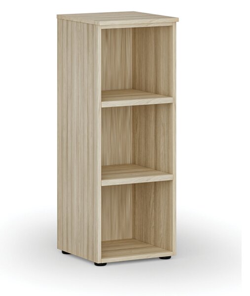 Regał biurowy PRIMO WOOD, 400 x 420 x 1087 mm, dąb naturalny