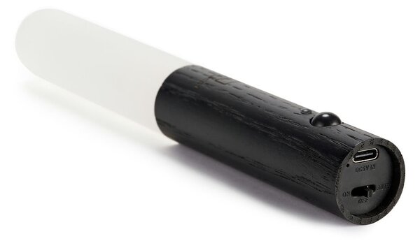 Czarny kinkiet LED na USB Baton – Gingko