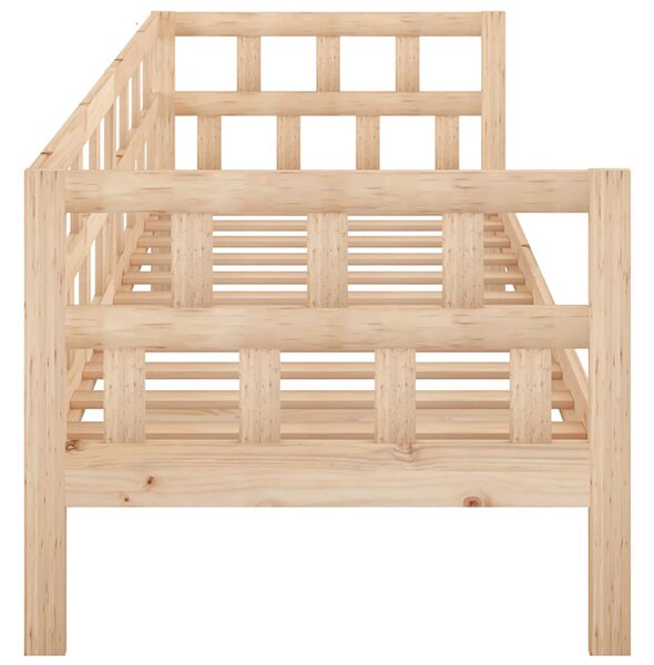 Łóżko dzienne z naturalnego drewna 80x200 A2-L85