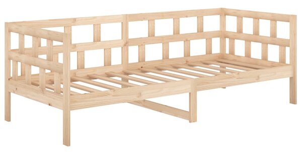 Łóżko dzienne z naturalnego drewna 80x200 A2-L85