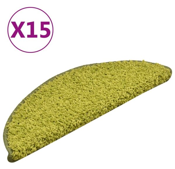 NakÅadki na schody, 15 szt., zielone, 56x17x3 cm