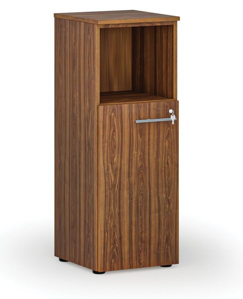 Szafa biurowa kombinowana PRIMO WOOD, 400 x 420 x 1087 mm, orzech