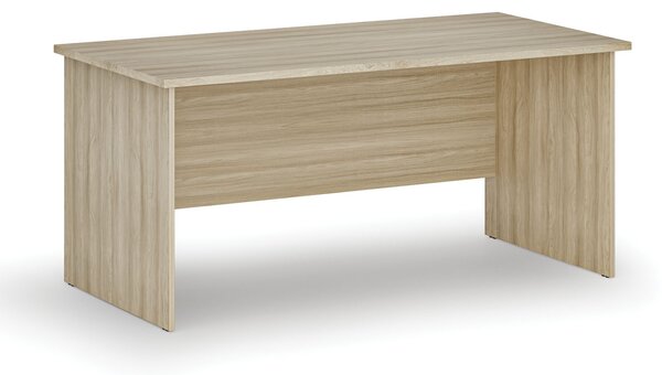 Biurko PRIMO WOOD, 160x80 cm, dąb naturalny