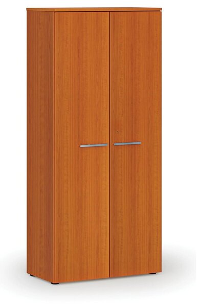Szafa ubraniowa z wysuwem PRIMO WOOD, 800 x 420 x 1781 mm, wiśnia