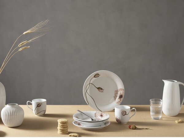 Biały porcelanowy kubek Kähler Design Hammershøi Poppy, 330 ml
