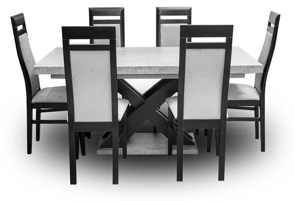 Stół rozkładany SJ74 160/90 + 40 cm wkładka