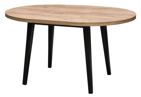 Stół okrągły rozkładany fi 100 cm + 40 cm wkładka SJ75 styl LOFT