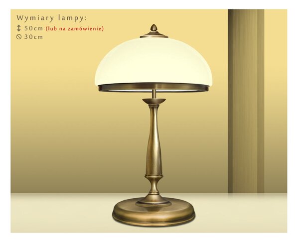 Mosiężna lampa biurkowa PR-B2E