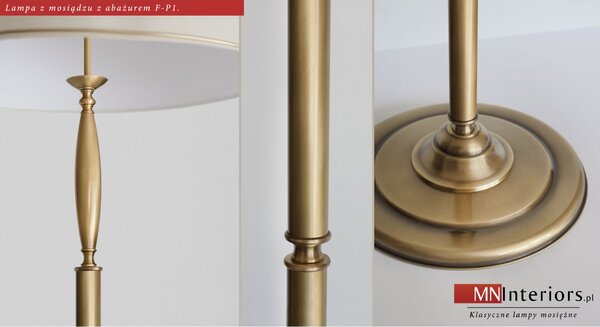 Elegancka klasyczna lampa podłogowa F-P1