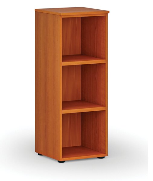 Regał biurowy PRIMO WOOD, 400 x 420 x 1087 mm, wiśnia