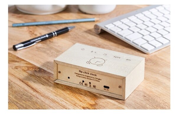 Budzik cyfrowy Flip Click – Gingko