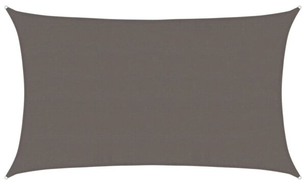 Żagiel przeciwsłoneczny, 160 g/m², antracytowy, 5x8 m, hdpe