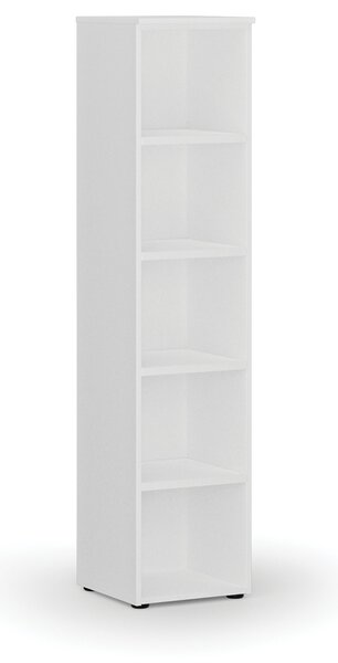 Regał biurowy PRIMO WHITE, 400 x 420 x 1781 mm, biały