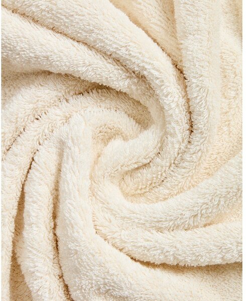Biały/zielony bawełniany ręcznik frotte 50x90 cm Sedora – Kave Home