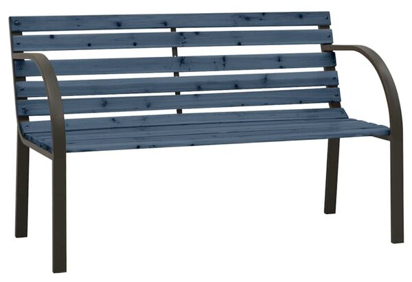 Ławka ogrodowa dla dzieci, 81 cm, drewno stroigły, szara