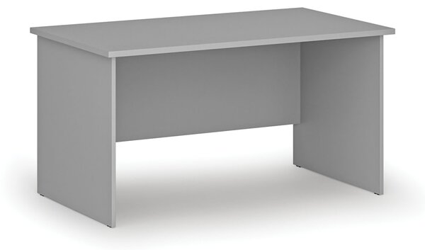 Biurko PRIMO GRAY, 140x80 cm, szare