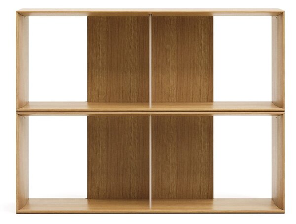 Modułowy system półek w dekorze dębu 101x76 cm Litto – Kave Home