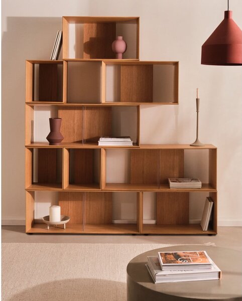 Modułowy system półek w dekorze dębu 101x76 cm Litto – Kave Home