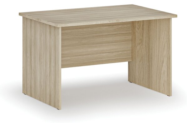 Biurko PRIMO WOOD, 120x80 cm, dąb naturalny