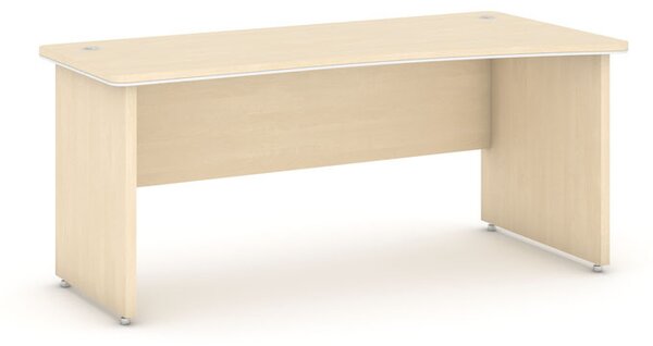 Narożne biurko ARRISTO LUX, 180x90 cm, prawe, brzoza