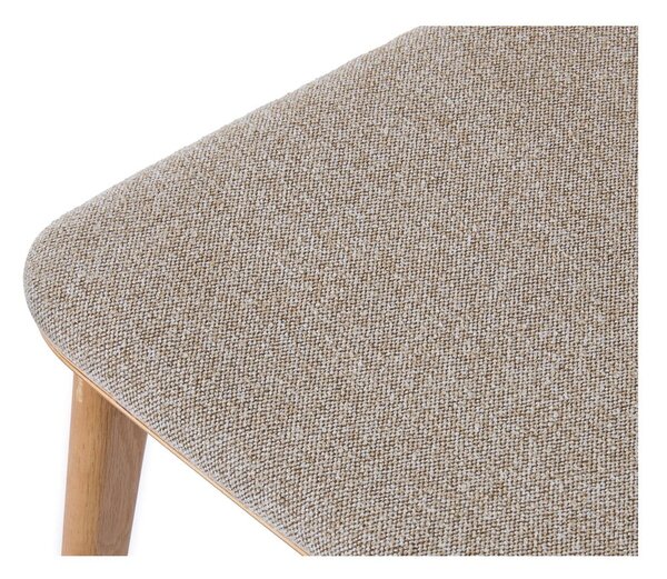 Beżowo-naturalne krzesło Livo – Unique Furniture