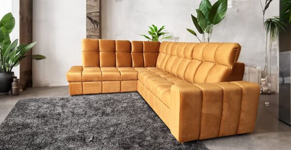 Narożnik rozkładany, kanapa narożna 280/210 cm RUBY funkcja spania