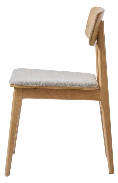 Beżowo-naturalne krzesło Livo – Unique Furniture