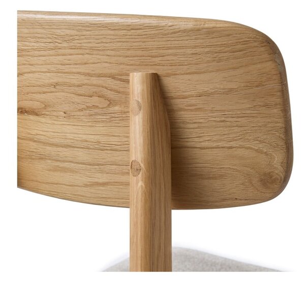 Beżowo-naturalne krzesło Livo – Unique Furniture