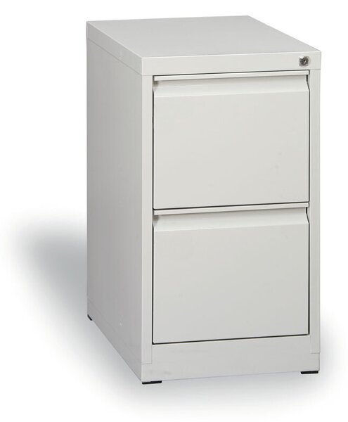 Szafa kartotekowa A4, 2 szuflady, szara, wys. 720 mm