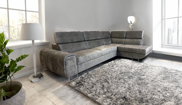 Narożnik rozkładany 200/280 cm Tom ruchome zagłówki