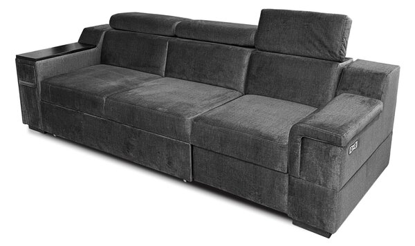 Sofa Magnum II 3-osobowa, funkcja spania + relax, barek, półka