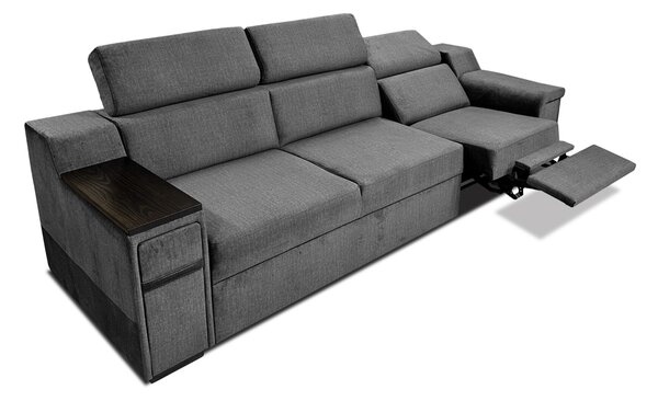 Sofa Magnum II 3-osobowa, funkcja spania + relax, barek, półka